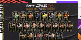 FIFA21 每周最佳阵容TOTW16