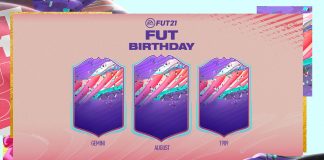 FIFA21 UT生日卡