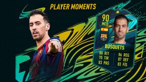 FIFA21 球员时刻 布斯克茨SBC作业