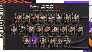 FIFA21 每周最佳阵容TOTW34