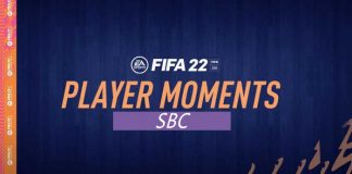 FIFA22 球员时刻sbc